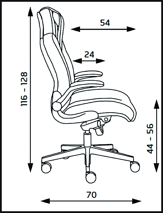 Kancelářské křeslo DISPOS "24"